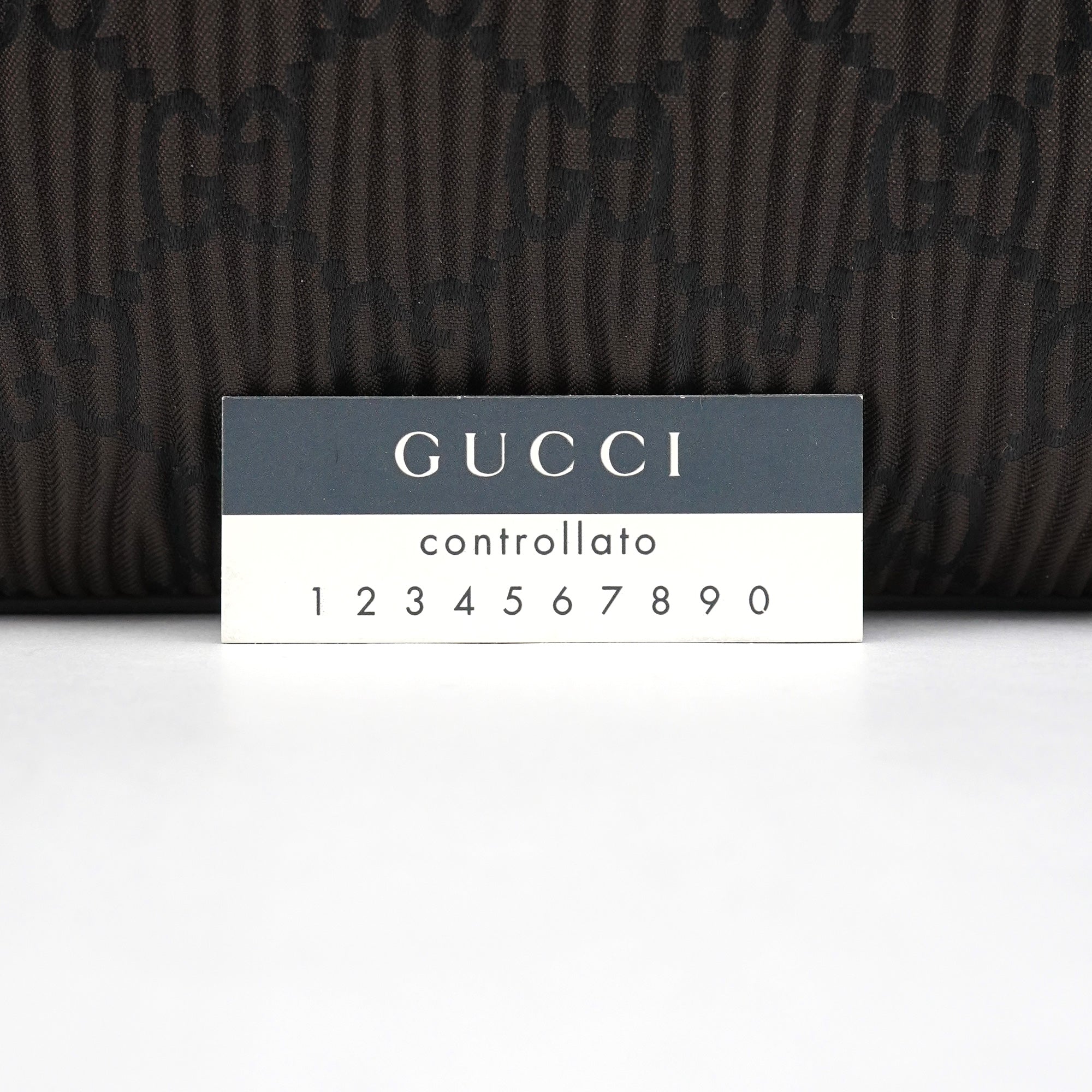 Gucci Brown Pleated GG Hobo Shoulder Bag