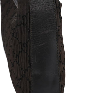 Gucci Brown Pleated GG Hobo Shoulder Bag