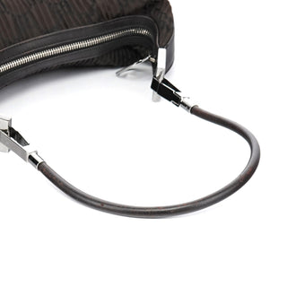 Gucci Brown Pleated GG Hobo Shoulder Bag