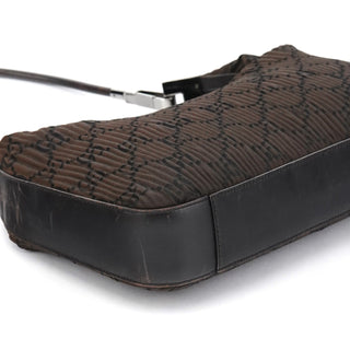 Gucci Brown Pleated GG Hobo Shoulder Bag