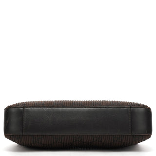 Gucci Brown Pleated GG Hobo Shoulder Bag