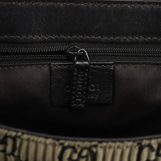 Gucci Brown Pleated GG Wood Chain Shoulder Bag