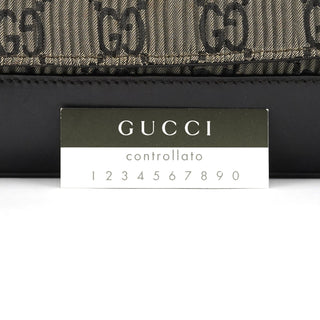 Gucci Brown Pleated GG Wood Chain Shoulder Bag