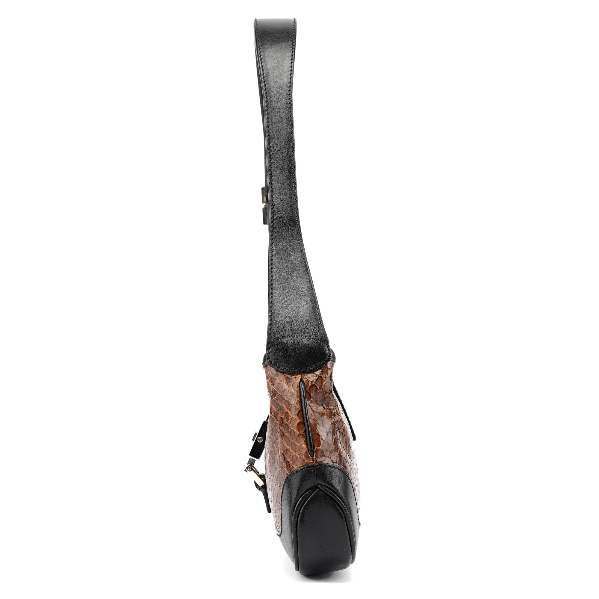 Gucci Brown Python Jackie Shoulder Bag