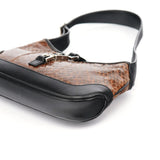 Gucci Brown Python Jackie Shoulder Bag