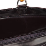 Gucci Bamboo tote i brun quiltad nylon
