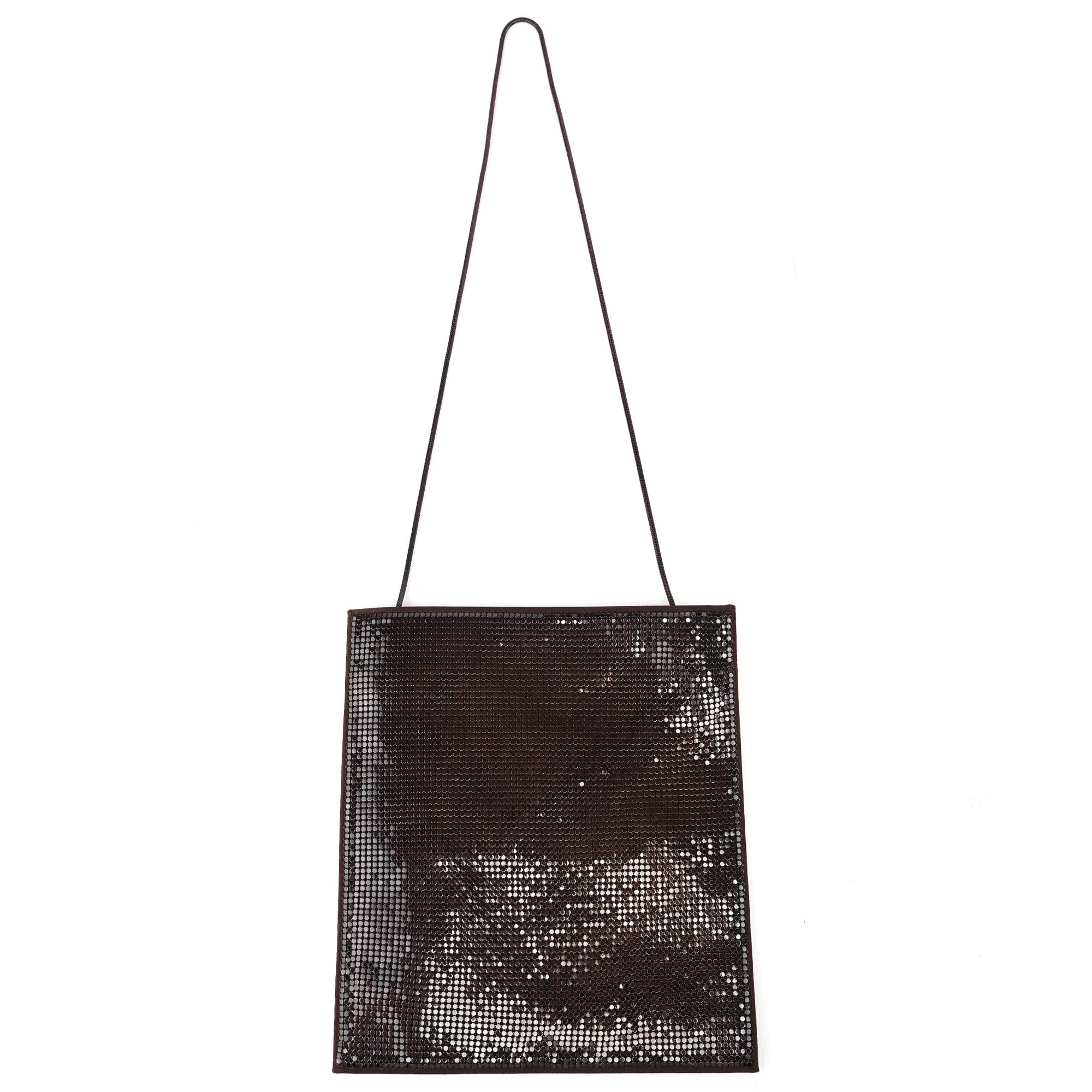 Gucci Schoudertas van bruine pailletten met ketting