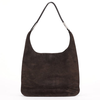 Gucci Brown Suede Hobo Shoulder Bag