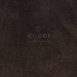 Gucci Brown Suede Hobo Shoulder Bag