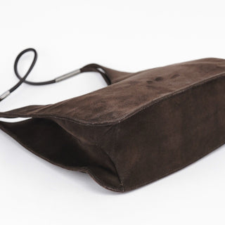 Gucci Brown Suede Hobo Shoulder Bag