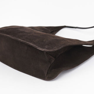 Gucci Brown Suede Hobo Shoulder Bag