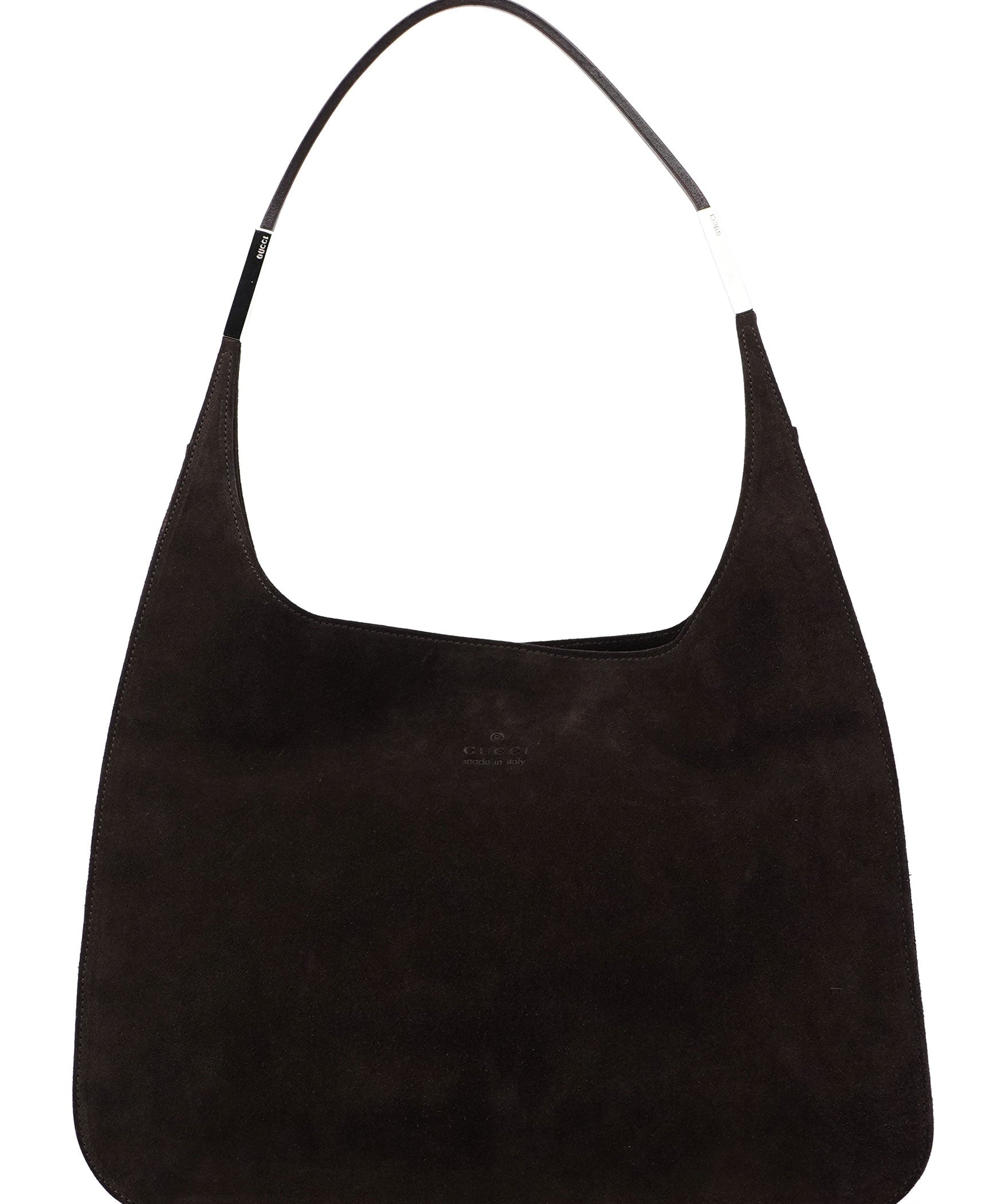 Gucci Brown Suede Hobo Shoulder Bag