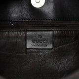 Gucci Dark Brown Calfskin Hobo Shoulder Bag