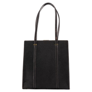 Gucci Dark Brown Ponyhair Leather Tote Bag