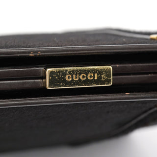 Gucci Dark Brown Ponyhair Leather Tote Bag