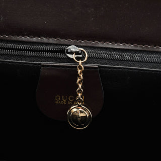 Gucci Dark Brown Ponyhair Leather Tote Bag