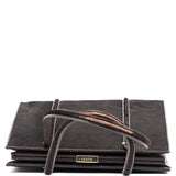 Gucci Dark Brown Ponyhair Leather Tote Bag