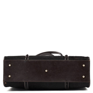 Gucci Dark Brown Ponyhair Leather Tote Bag