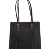 Gucci Dark Brown Ponyhair Leather Tote Bag