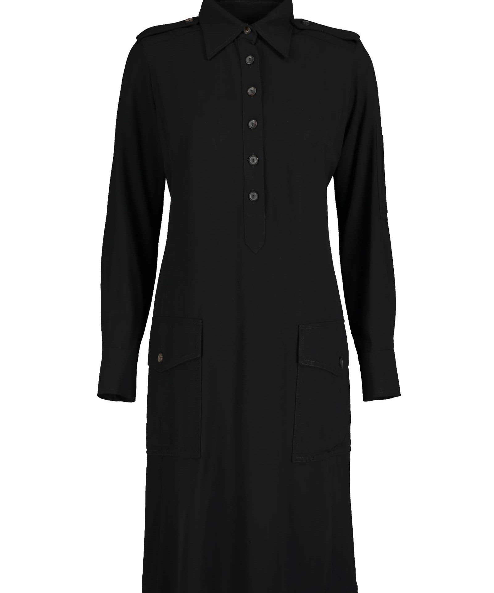 Gucci Fall 1996 Navy Military Dress
