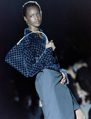 Gucci Fall 1997 Grey Wool Wrap Skirt