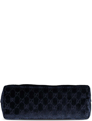 Gucci Fall 1997 Velvet Navy Monogram Bag