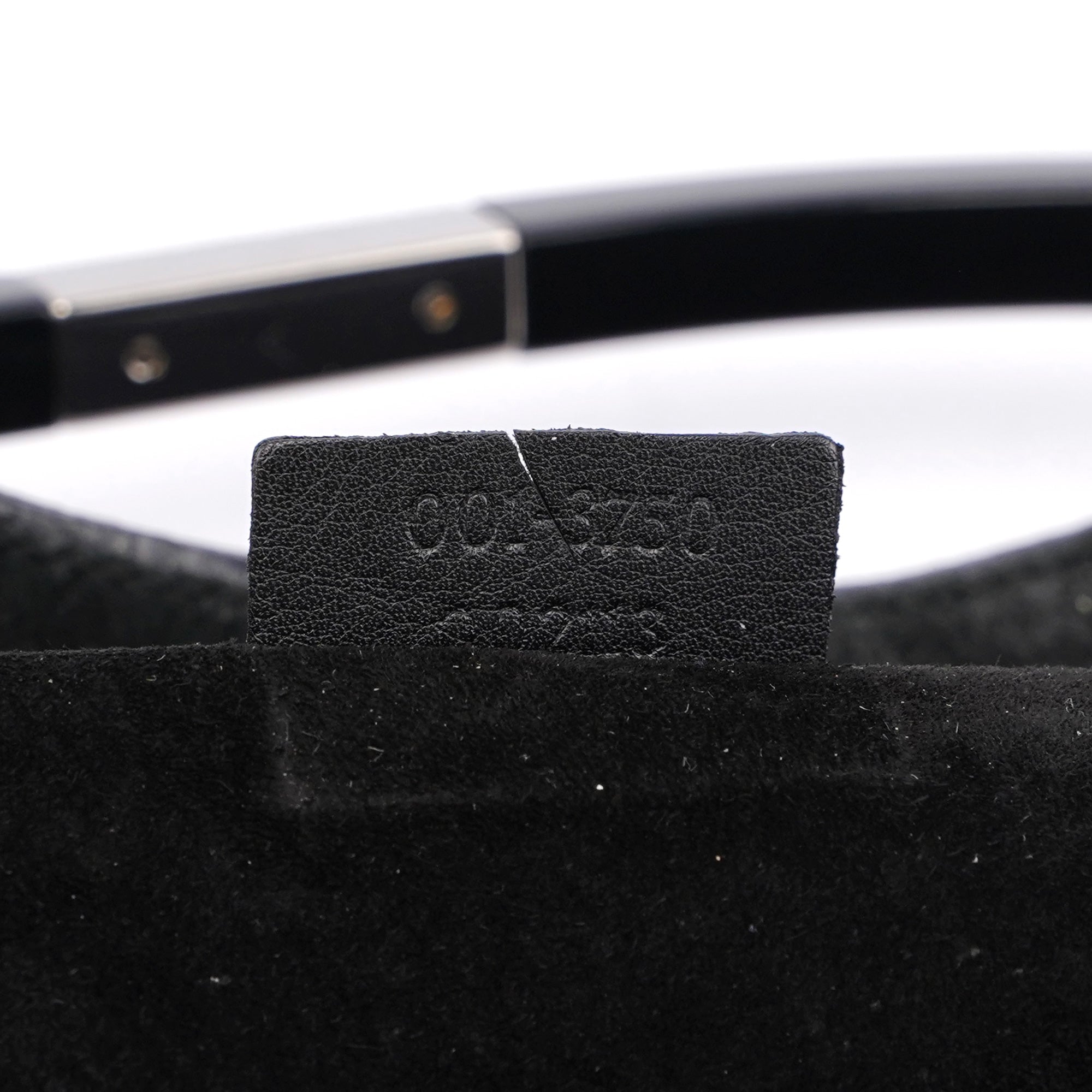 Gucci Automne 1999 Sac porté épaule Loop en cuir noir