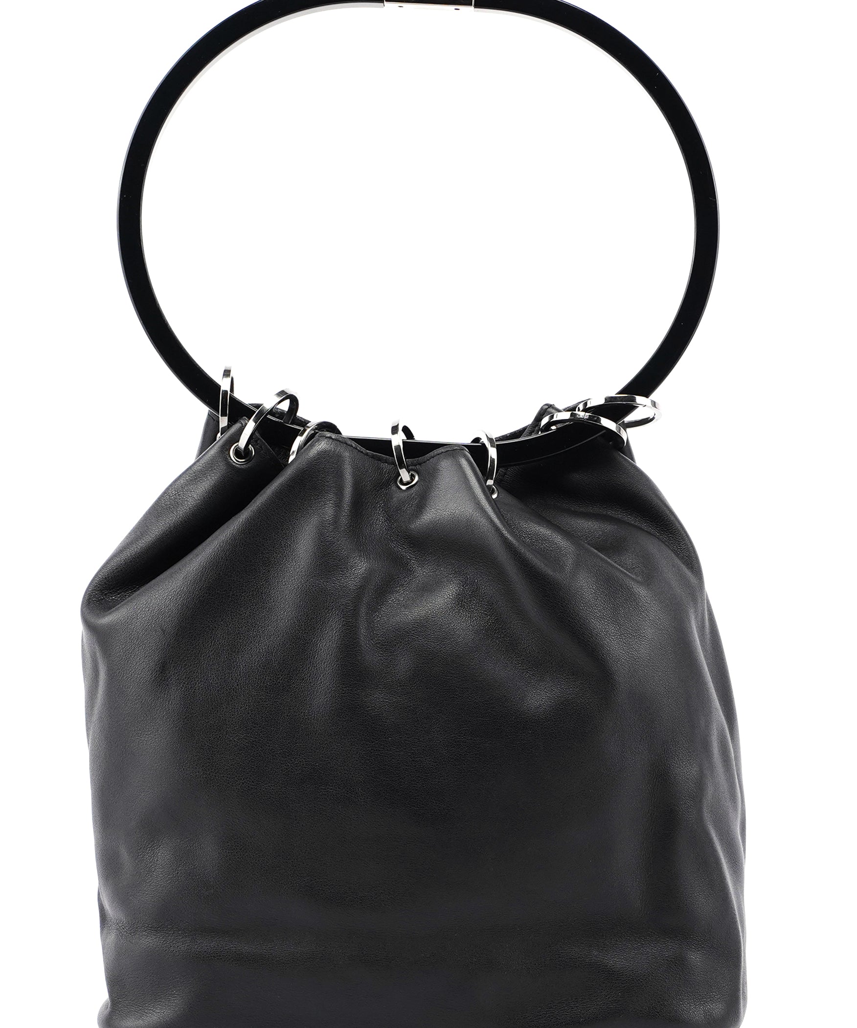Gucci Fall 1999 Loop skuldertaske i sort læder