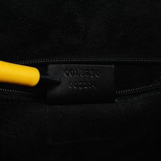 Gucci Fall 1999 Black Suede Loop Shoulder Bag