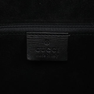 Gucci Fall 1999 Black Suede Loop Shoulder Bag