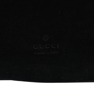 Gucci Fall 1999 Black Suede Loop Shoulder Bag
