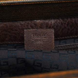 Gucci Fall 2002 Bison Leather Wood Doctor Bag