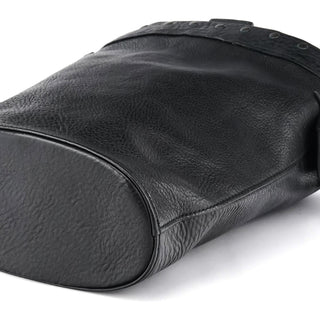 Gucci Fall 2002 Black Leather Wood Bucket Bag