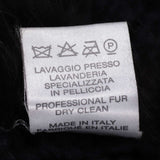 Gucci Herbst 2002 Strickpullover aus schwarzer Wolle mit Fuchspelz