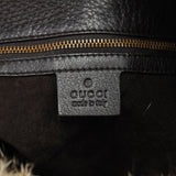 Gucci Fox Fur Horsebit Hobo Shoulder Bag