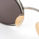 Gucci GG 1614/S Oval Metal Frame Sunglasses