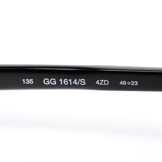 Gucci GG 1614/S Oval Metal Frame Sunglasses