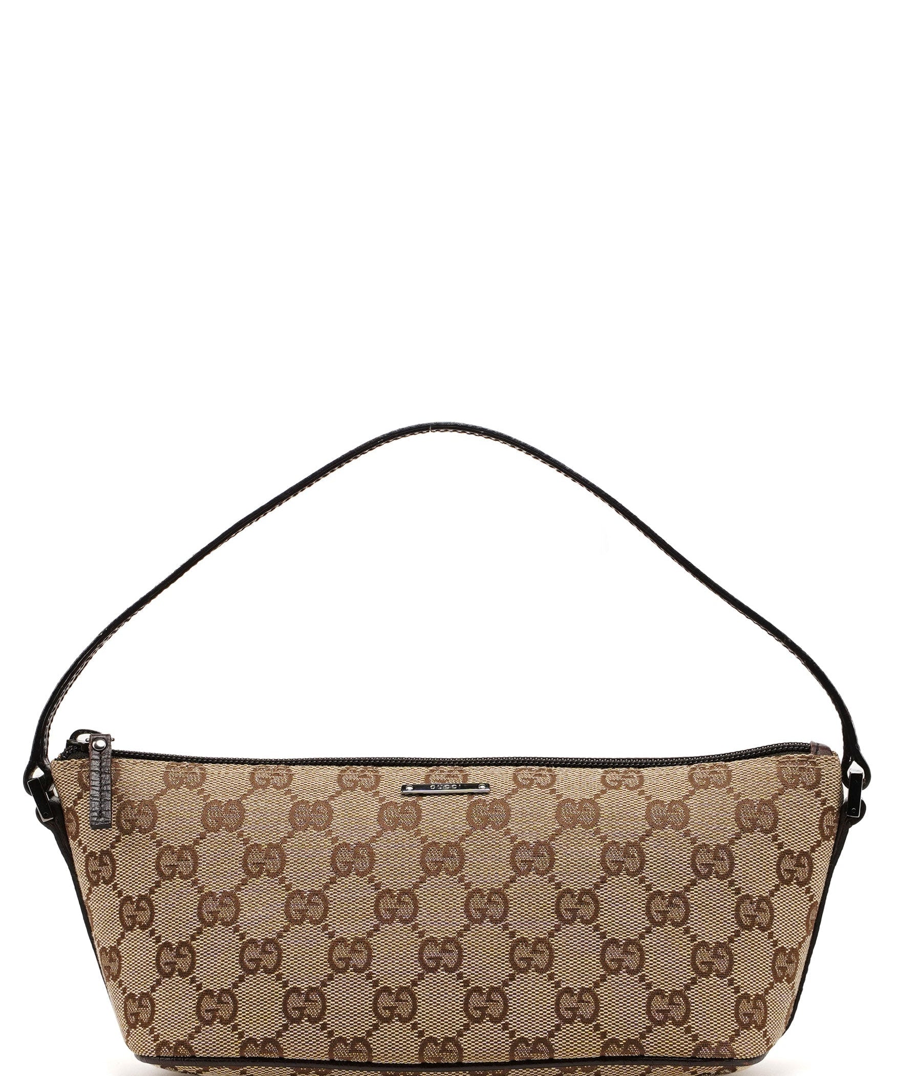 Gucci GG Monogram Canvas Boat Pochette