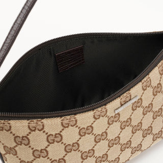 Gucci GG Monogram Canvas Boat Pochette