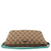 Gucci GG Monogram Turquoise Boat Pochette