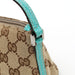 Gucci GG Monogram Turquoise Boat Pochette