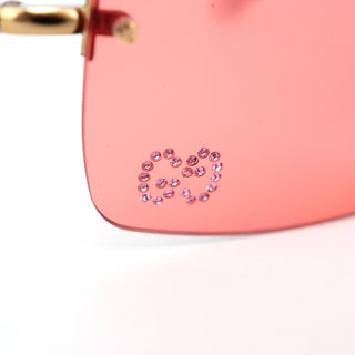 Gucci GG1653 Pink GG Strass Sunglasses