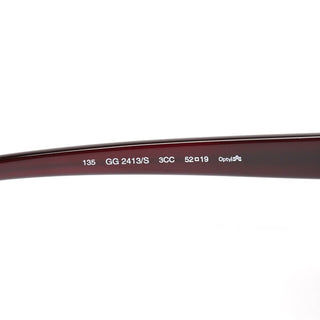 Gucci GG2413/S Burgundy Oval Sunglasses