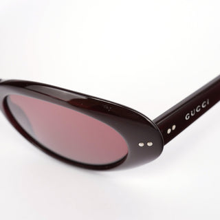 Gucci GG2413/S Burgundy Oval Sunglasses