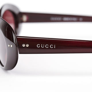Gucci GG2413/S Burgundy Oval Sunglasses