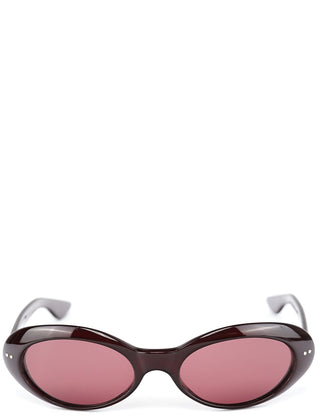 Gucci GG2413/S Burgundy Oval Sunglasses