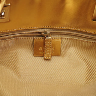 Gucci Gold GG Canvas Tote Bag