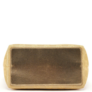 Gucci Gold GG Canvas Tote Bag