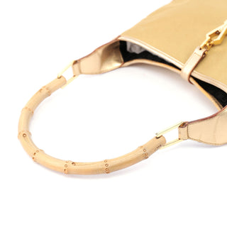 Gucci Gold Jackie Bamboo Shoulder Bag