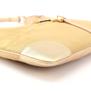 Gucci Gold Jackie Bamboo Shoulder Bag